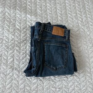 Denim Forum Men's Indigo Slim Straight Jeans